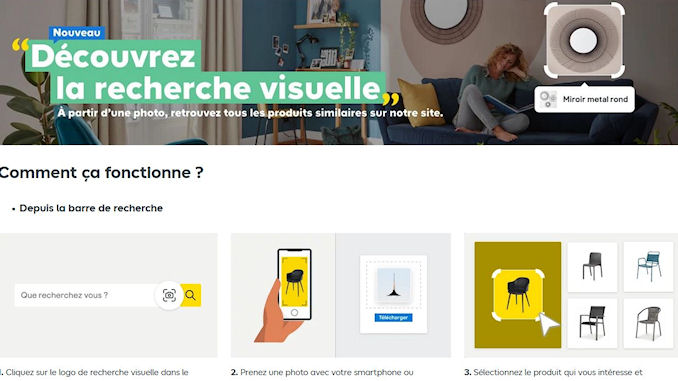 recherche visuelle pratiques de vente @clesdudigital